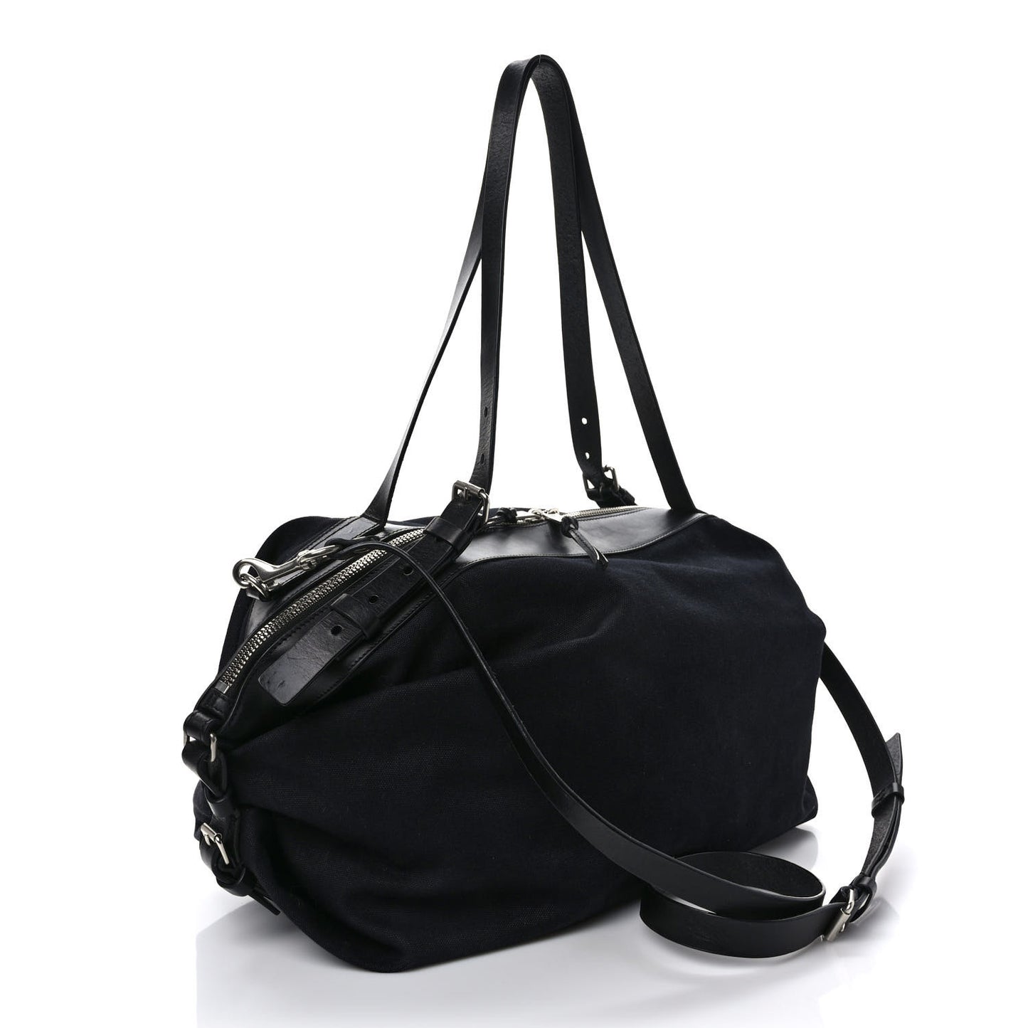 Gabardine Convertible ID Bag Black