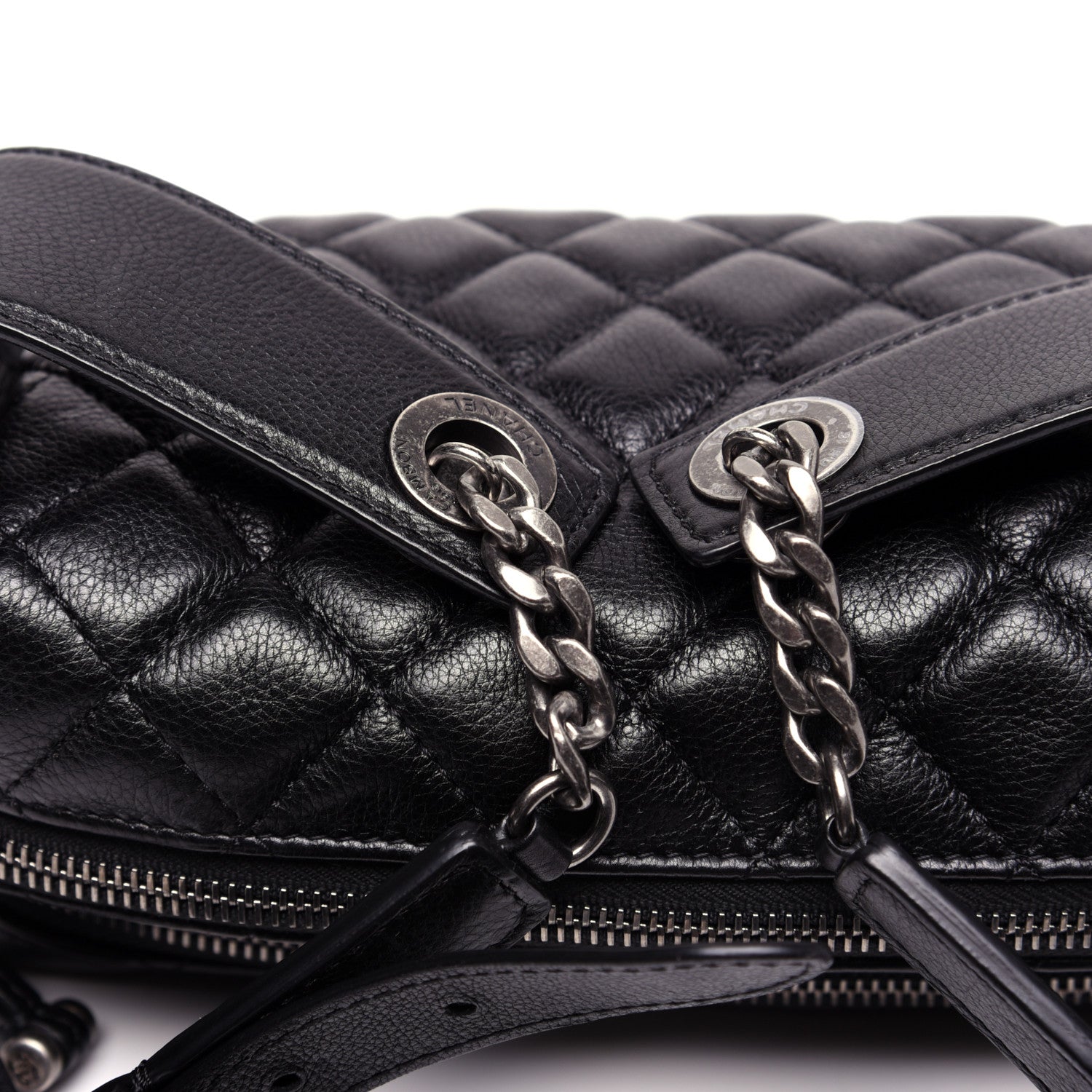 Chanel Calfskin Quilted Waist Bag Black 11 of 14