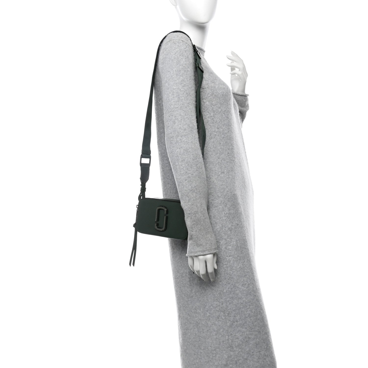 Marc Jacobs Saffiano Small Snapshot Camera Bag Olive Green 2 of 12