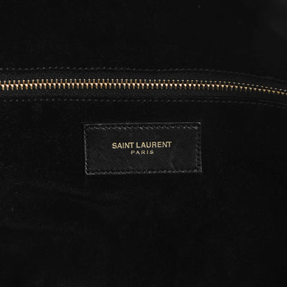 Saint Laurent Calfskin Classic Duffle 12 Black 6 of 10