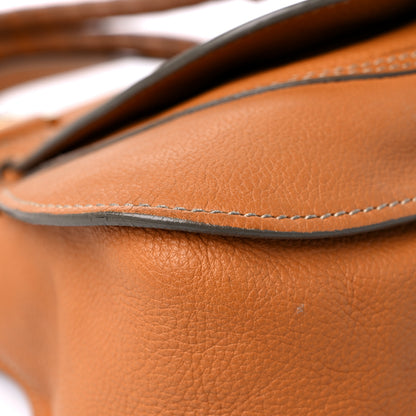 Chloe Calfskin Medium Marcie Satchel Tan 8 of 14