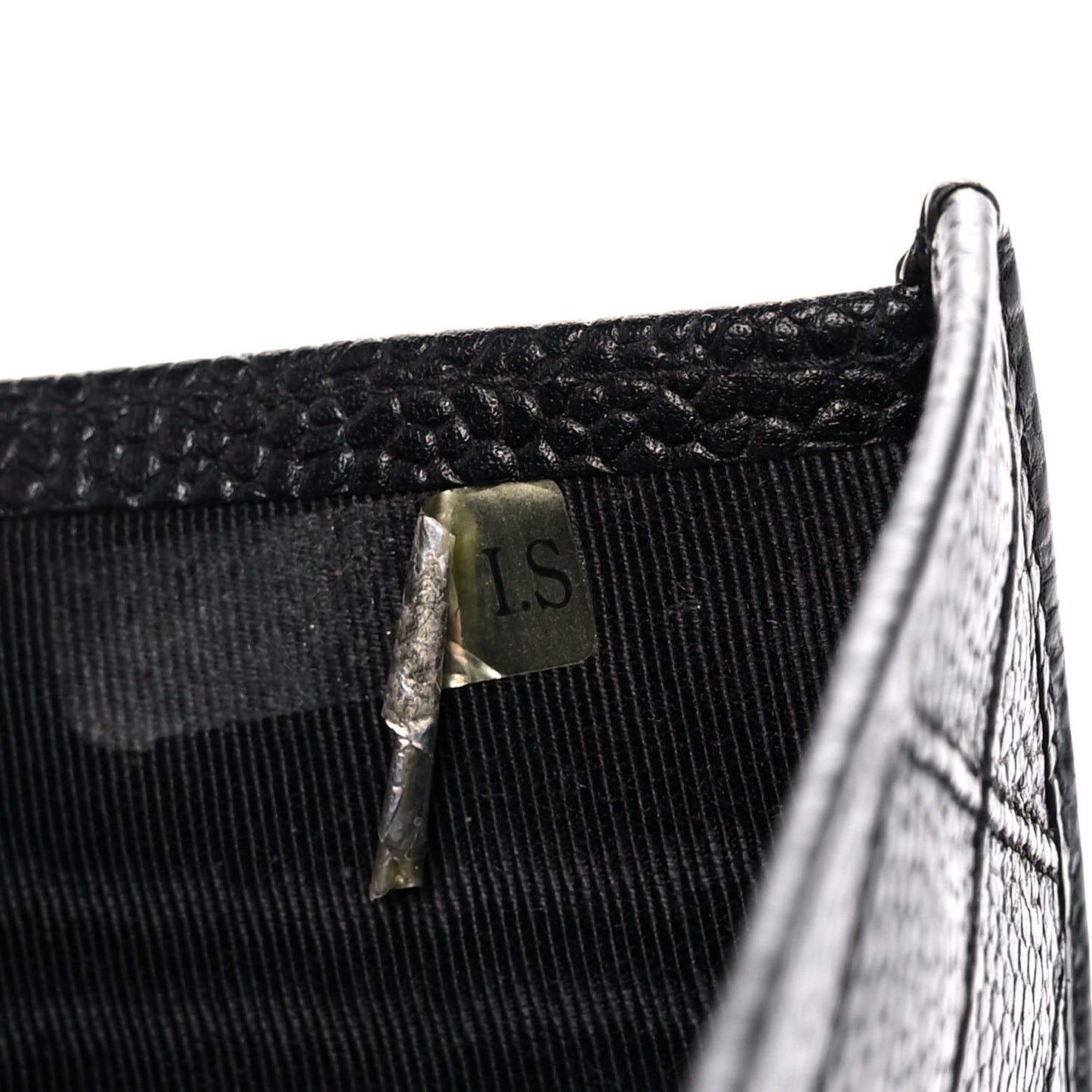 Caviar Stitched French Wallet Black