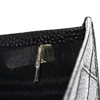 Chanel Caviar Stitched French Wallet Black 10 of 16
