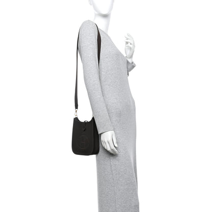 Hermes Taurillon Clemence Evelyne TPM Chocolate 2 of 11