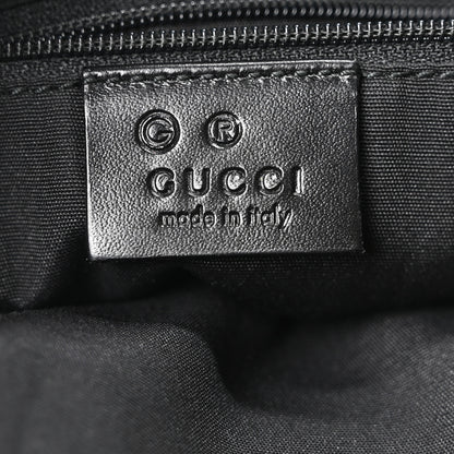 Gucci Monogram Medium Abbey Convertible Tote Green Black 6 of 10