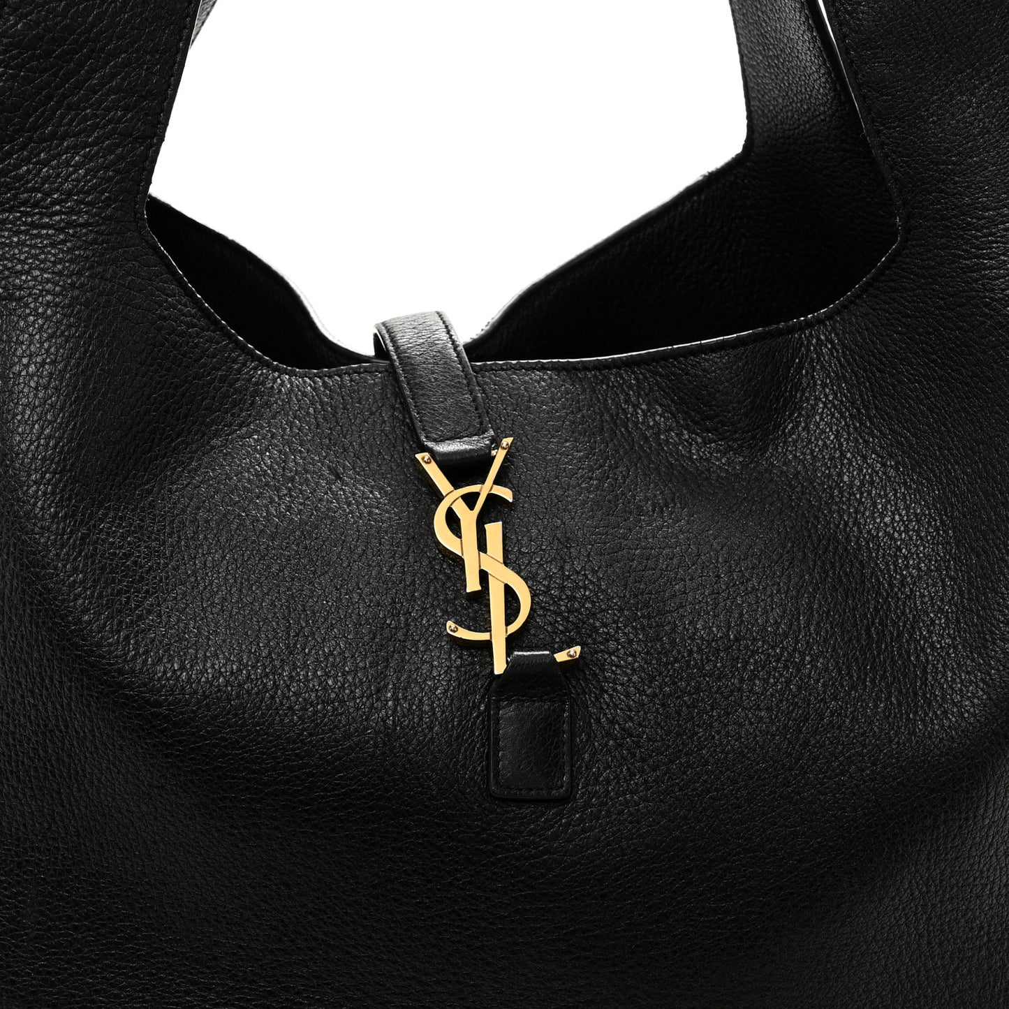 Grained Deerskin Bea Tote Black