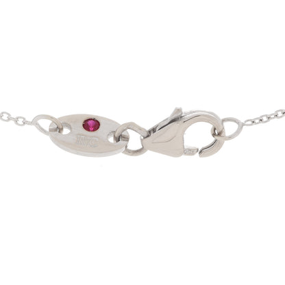 Roberto Coin 18K White Gold Diamond .29ctw Diamonds By The Inch Seven Station Necklace 5 of 6