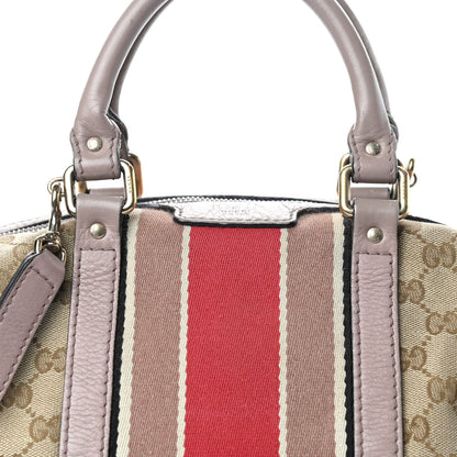 Gucci Monogram Vintage Web Small Boston Lilac 10 of 10
