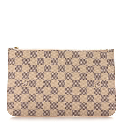 Louis Vuitton Damier Azur Neverfull MM GM Pochette 1 of 9