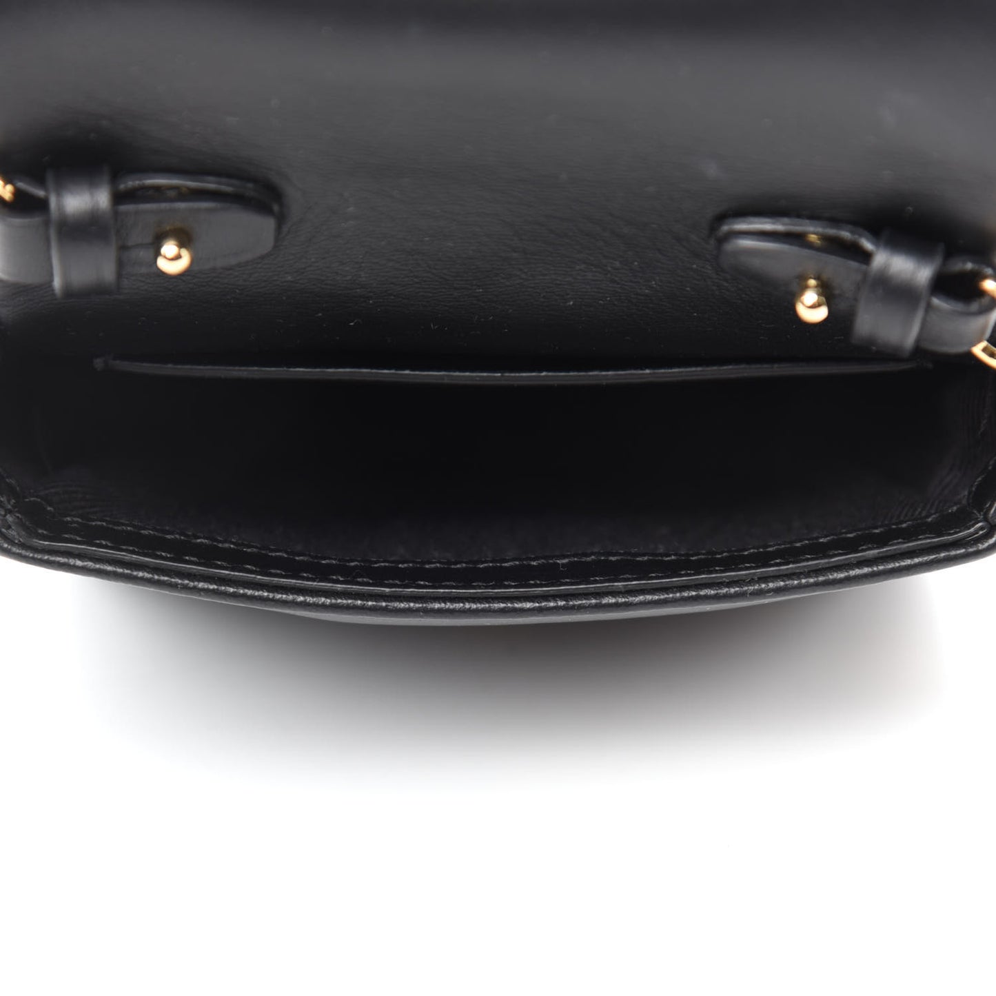 Lambskin Quilted Micro Lola Bag Black