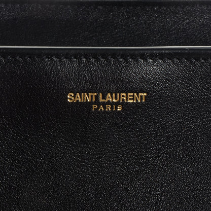 Saint Laurent Smooth Calfskin Medium Monogram Cabas Black 10 of 10