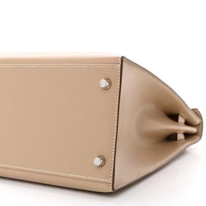 Hermes Box Kelly Sellier Guilloche 35 Argile 10 of 10