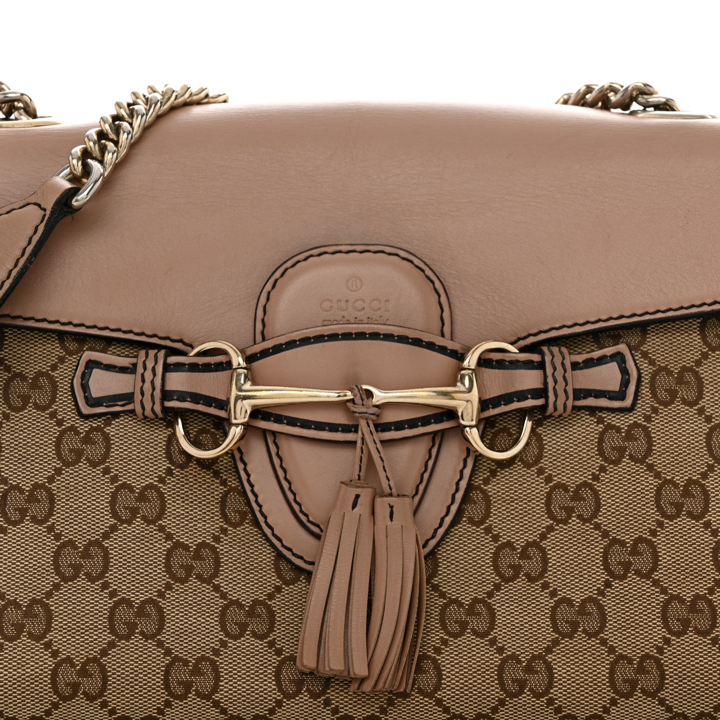 Monogram Medium Emily Chain Shoulder Bag Light Pink