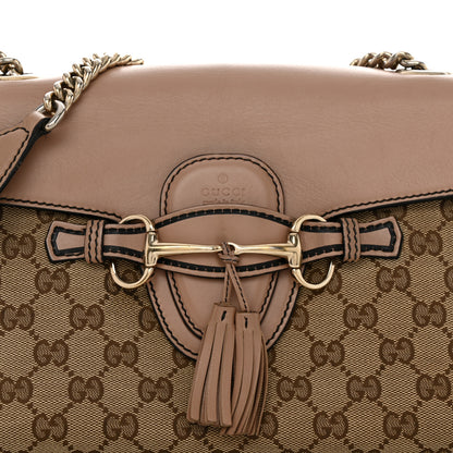 Gucci Monogram Medium Emily Chain Shoulder Bag Light Pink 8 of 17