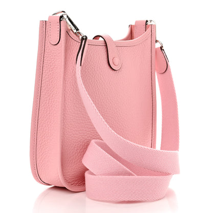 Hermes Taurillon Clemence Evelyne TPM Rose Sakura 3 of 11