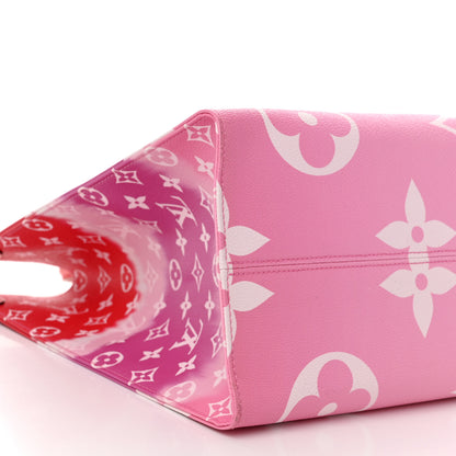Louis Vuitton Monogram Escale Onthego GM Rouge 9 of 11