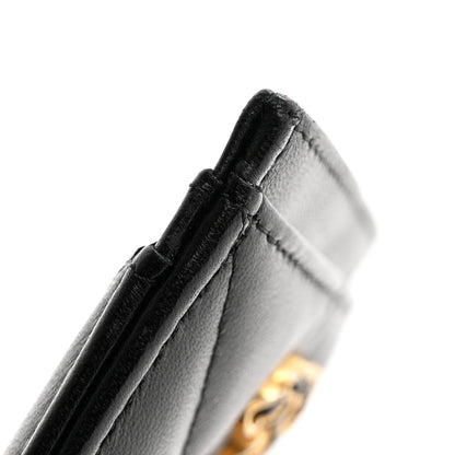 Chanel Lambskin Quilted Chanel 19 Card Holder Black 11 of 11