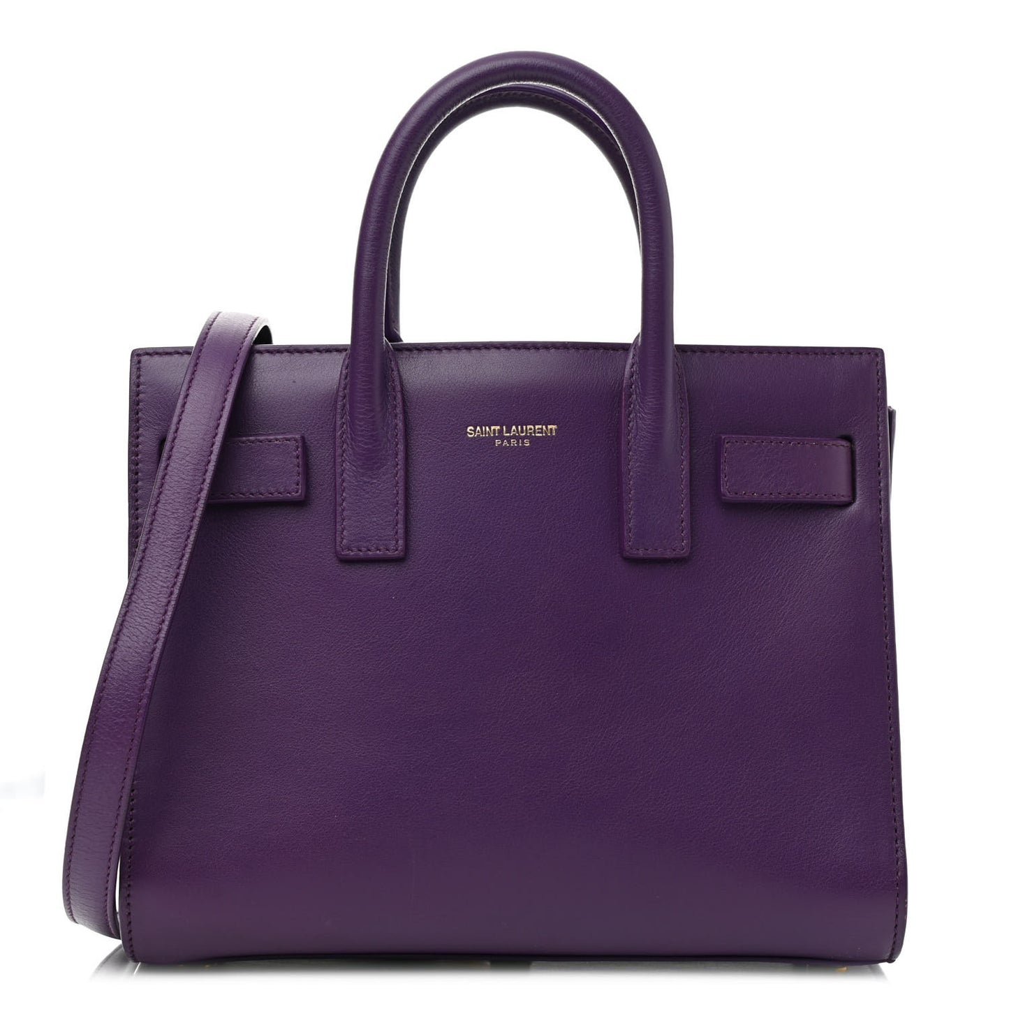 Calfskin Nano Sac De Jour Purple