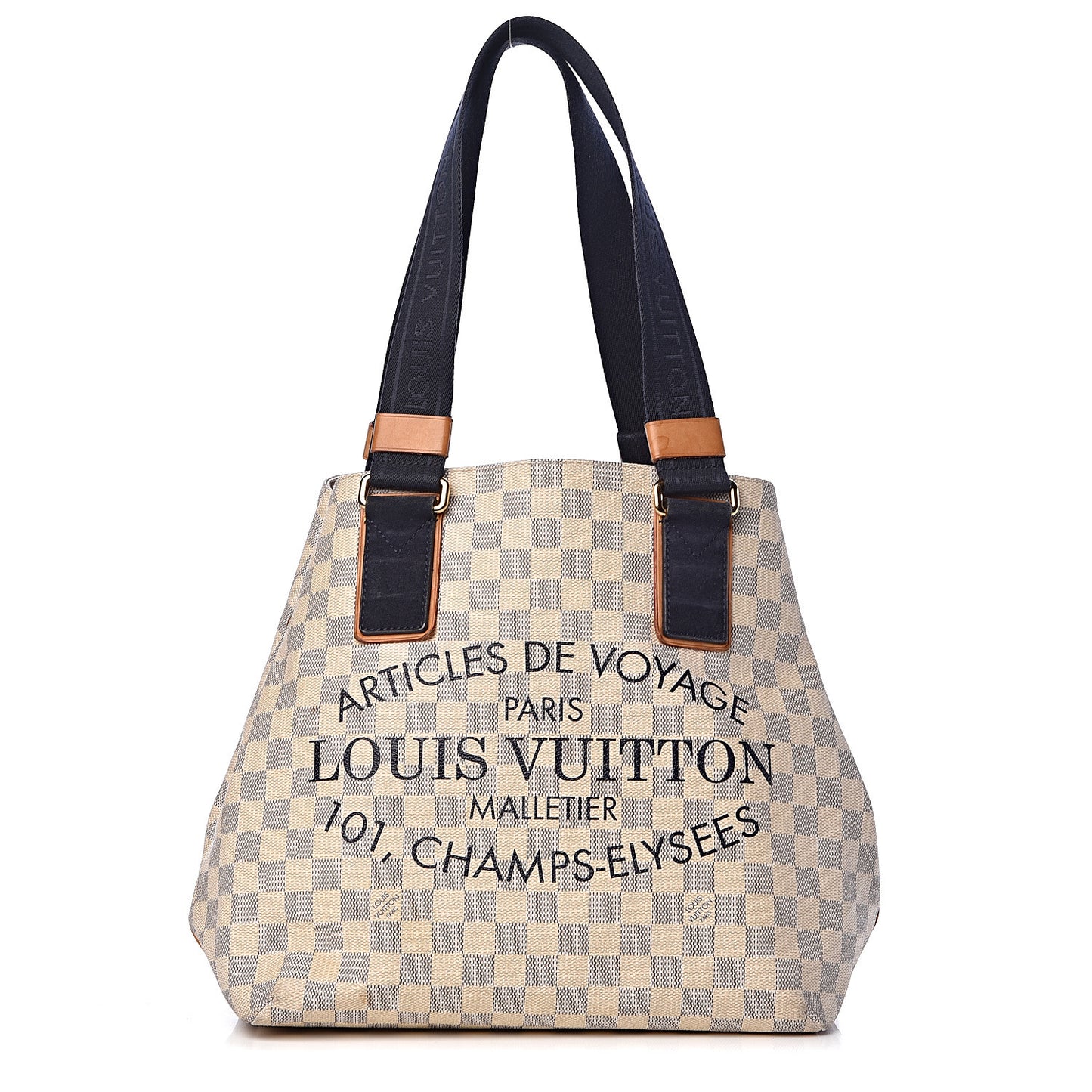 Damier Azur Beach Cabas PM