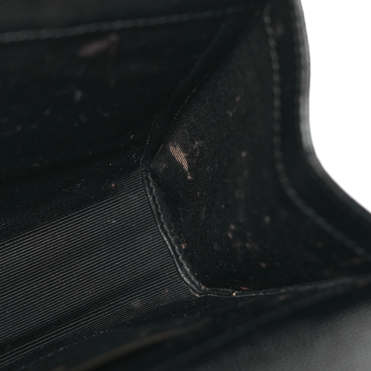 Saint Laurent Grain De Poudre Textured Mixed Matelasse Triquilt Small Monogram Satchel Black 12 of 14