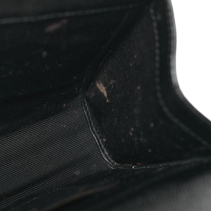 Saint Laurent Grain De Poudre Textured Mixed Matelasse Triquilt Small Monogram Satchel Black 12 of 14