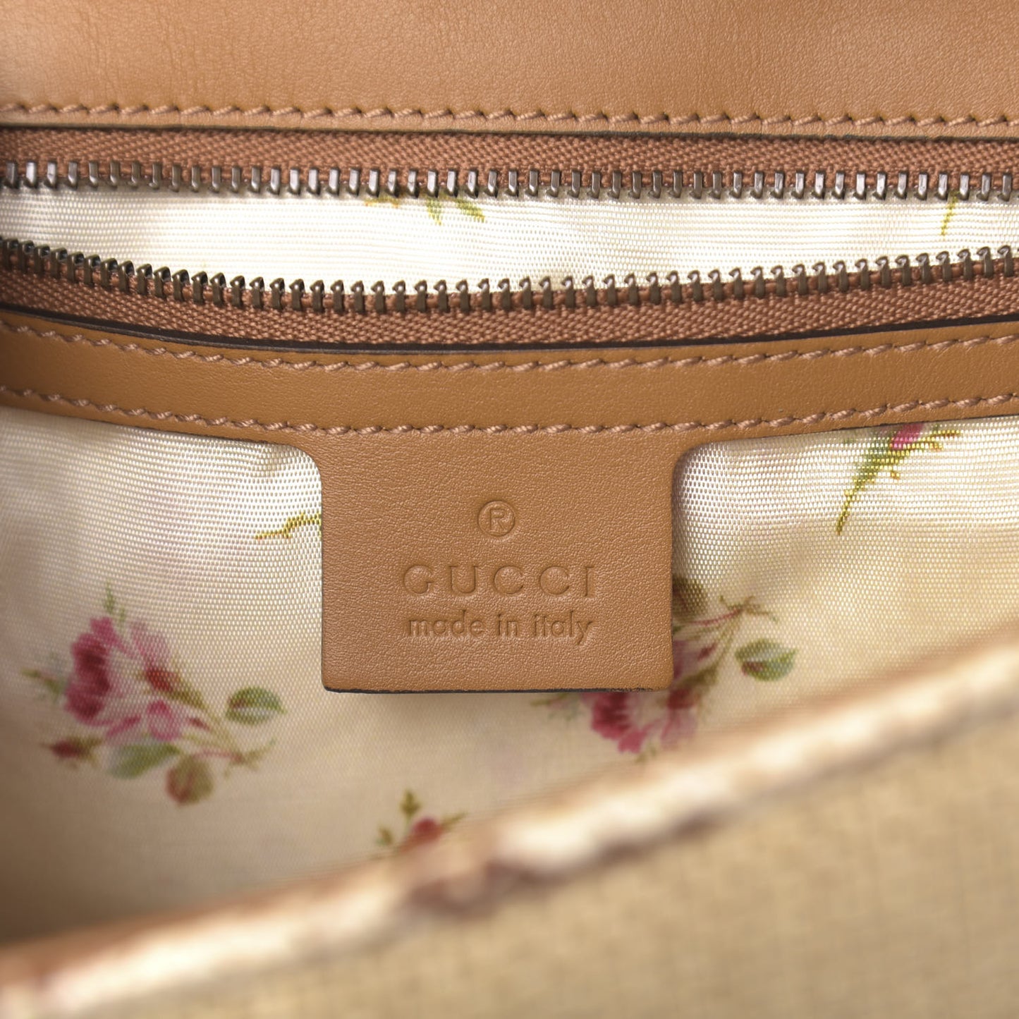 Raffia Elaphe Matelasse Small GG Marmont Shoulder Bag Natural Cream Brown