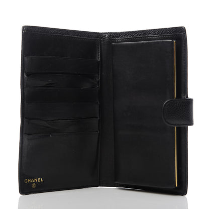 Chanel Caviar Timeless CC French Wallet Black 5 of 12
