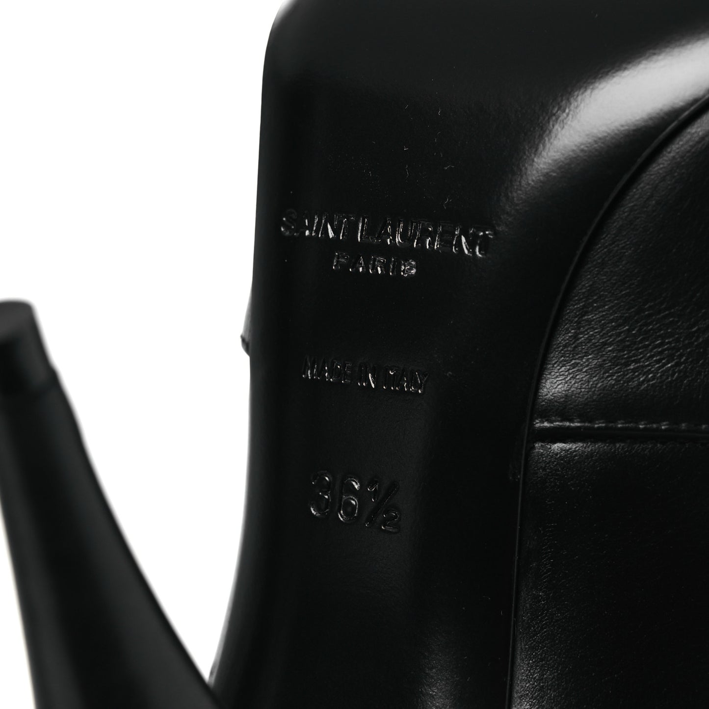Lambskin Koller 110 Tall Boots 36.5 Black