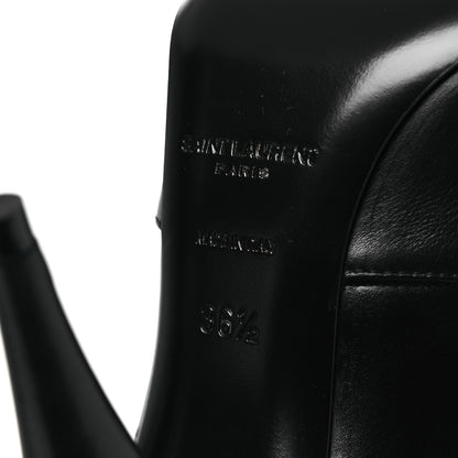 Saint Laurent Lambskin Koller 110 Tall Boots 36.5 Black 8 of 11