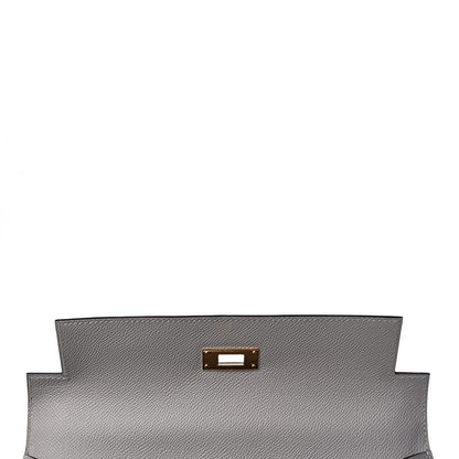 Hermes Epsom Kelly Sellier 28 Gris Mouette 21 of 39