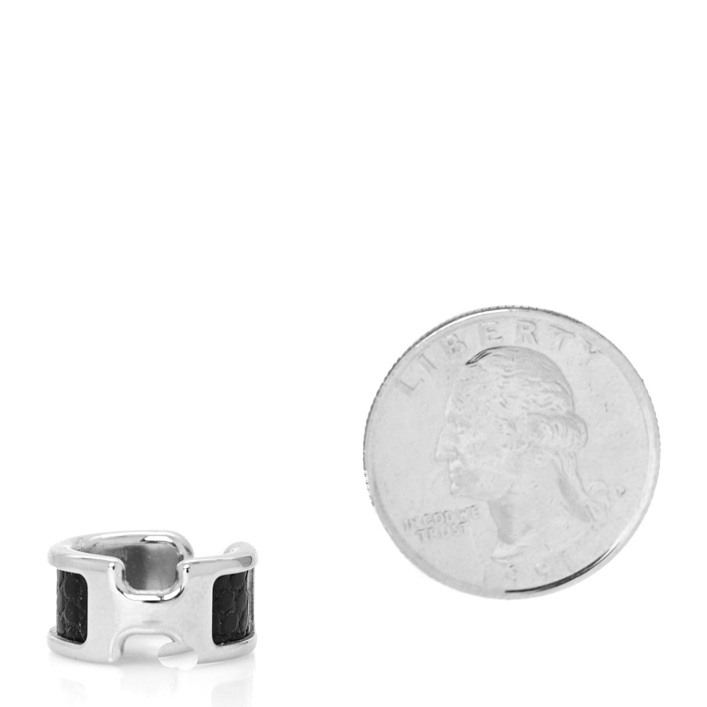 Lizard Olympe Ear Cuff PM Silver Black