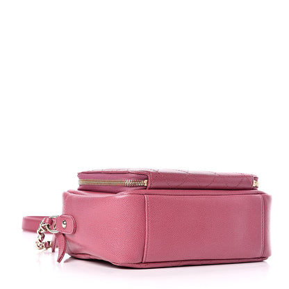 Chanel Caviar Quilted Business Affinity Camera Case Dark Pink 4 of 10