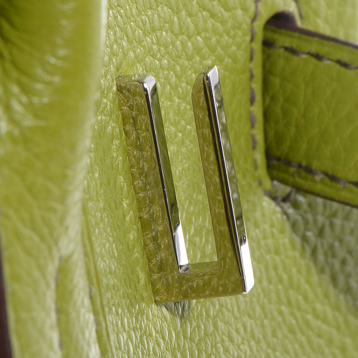 Hermes Togo Birkin 35 Vert Anis 7 of 23
