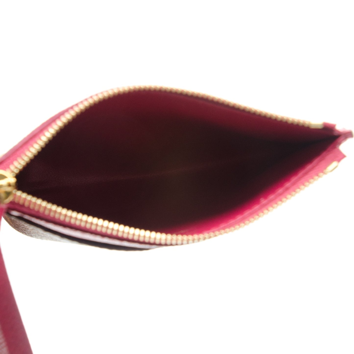 Monogram Zipped Card Holder