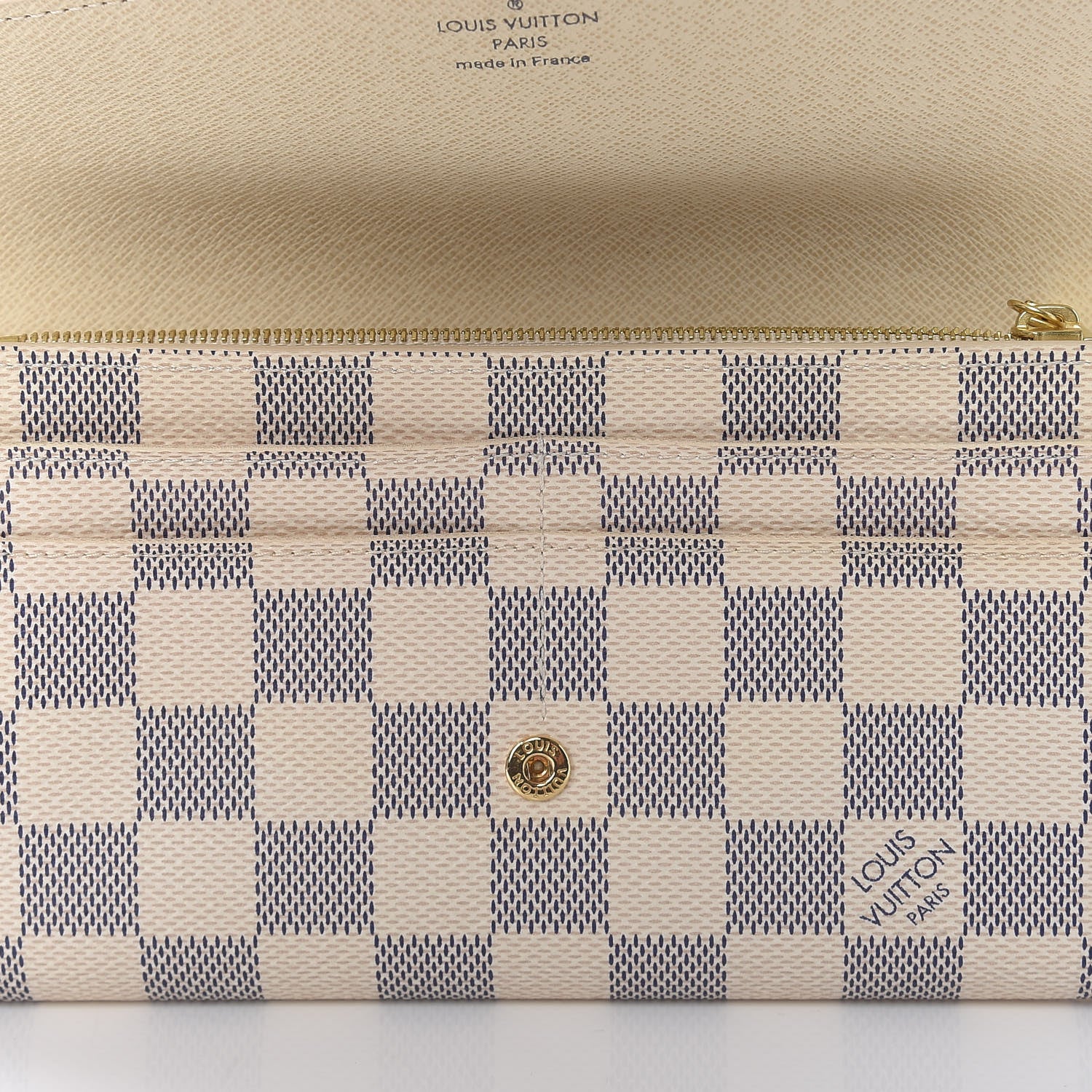 Louis Vuitton Damier Azur Sarah Wallet NM 6 of 8