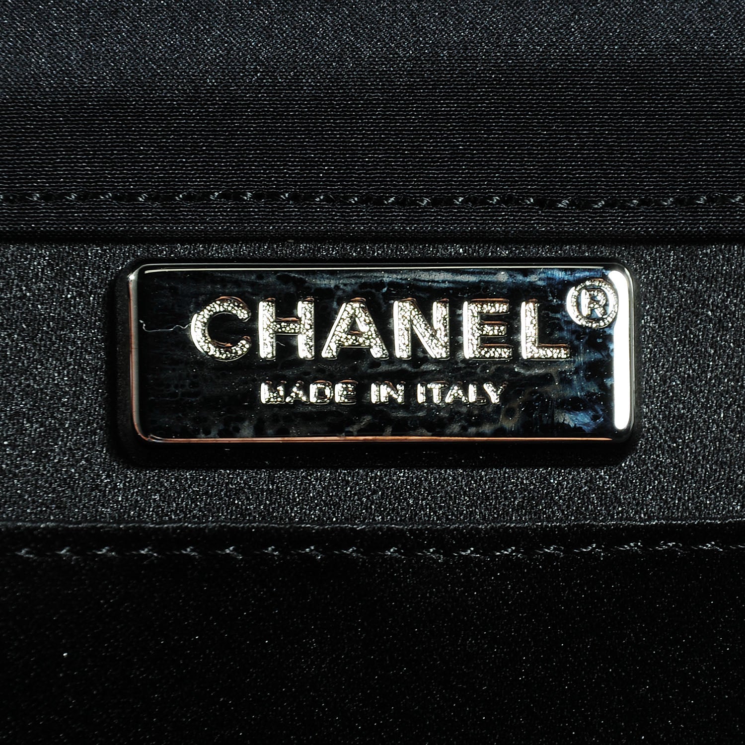 Chanel Satin Ribbon Bow Clutch Black 6 of 7