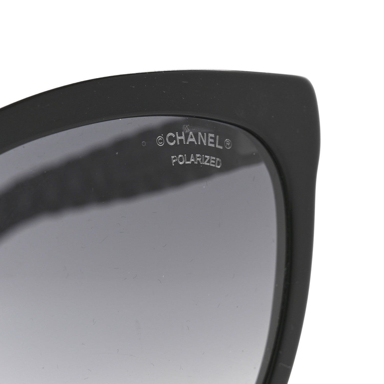 Chanel Acetate Quilted Polarized Butterfly CC Sunglasses 5288-Q Black 7 of 10