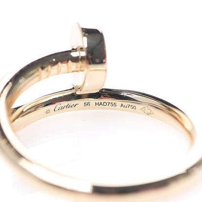 Cartier 18K Yellow Gold Juste Un Clou Ring 56 7.5 3 of 4