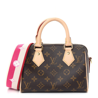 Louis Vuitton Monogram Speedy Bandouliere 20 Fuchsia 1 of 10