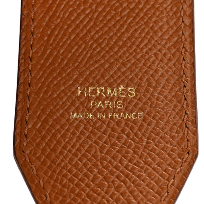 Hermes Epsom 40mm Tressage Shoulder Strap Black Craie Gold 3 of 6