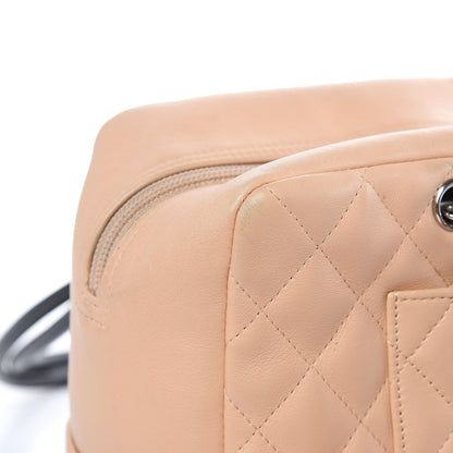 Chanel Calfskin Quilted Large Cambon Bowler Beige Black 12 of 16