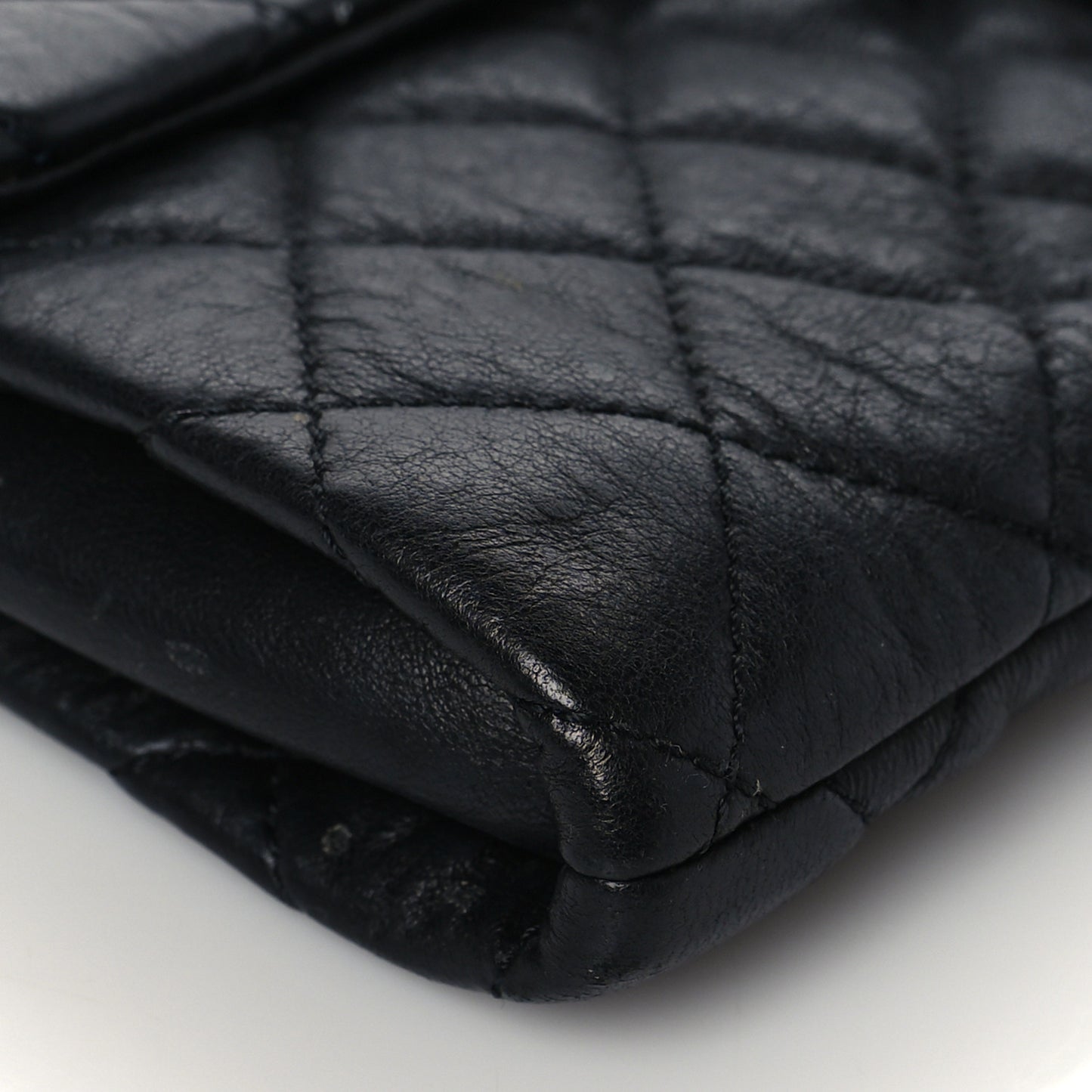Sheepskin Mademoiselle Clutch Black