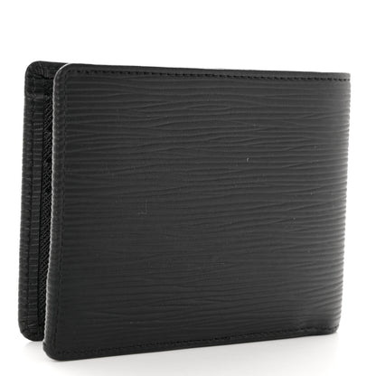Louis Vuitton Epi Slender Wallet Black 3 of 6
