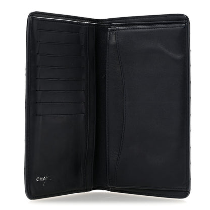 Chanel Lambskin Quilted Yen Wallet Blue 5 of 12