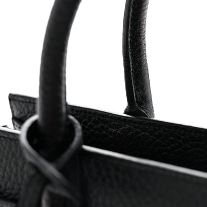 Saint Laurent Grained Calfskin Nano Sac De Jour Black 11 of 12
