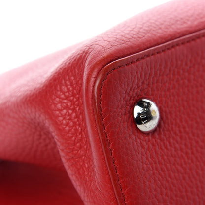 Louis Vuitton Taurillon Snakeskin Capucines MM Rubis 12 of 20