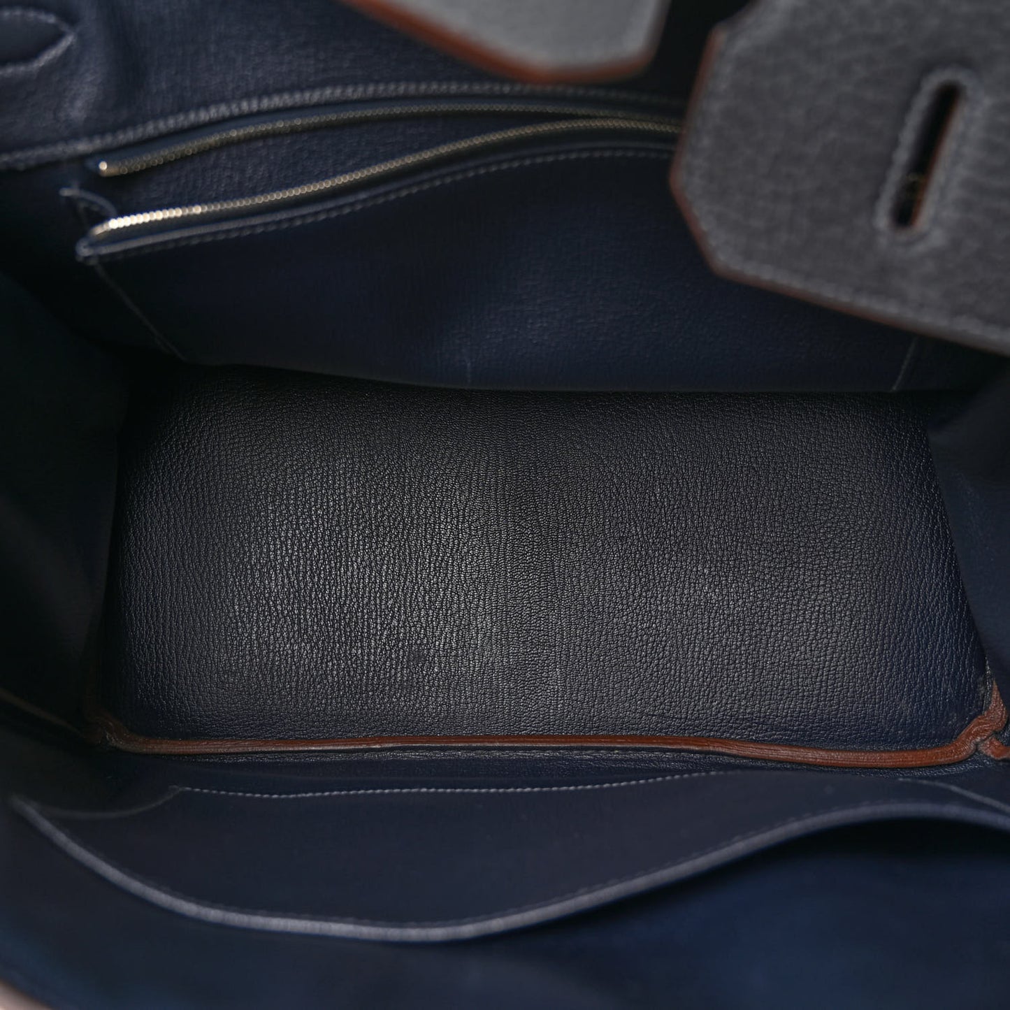 Fjord Barenia Crinoline Club Birkin 35 Bleu Indigo