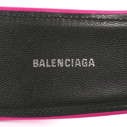Balenciaga Soft Nappa Square Knife Bow Mule Sandals 37 Magenta Pink 7 of 10