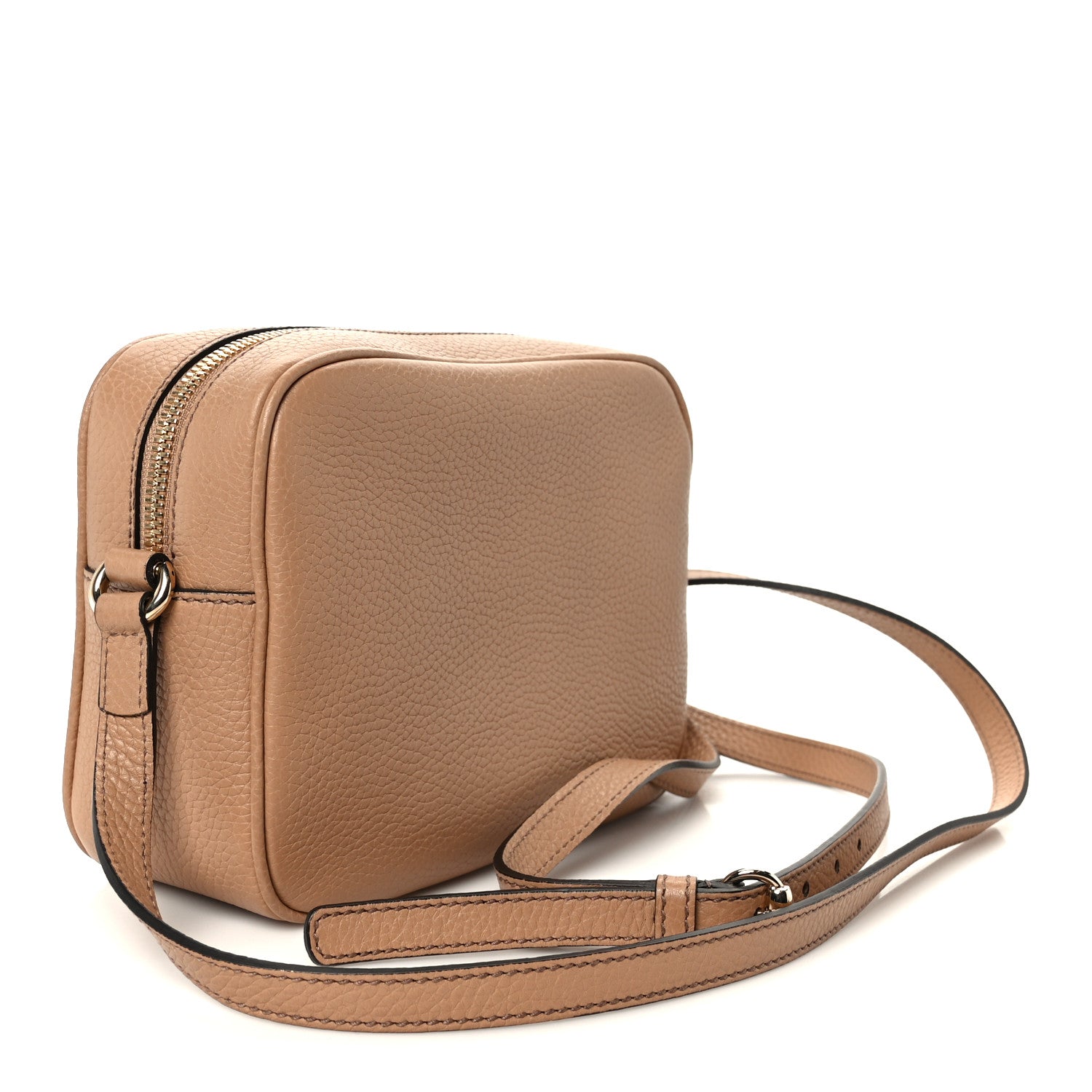 Gucci Pebbled Calfskin Small Soho Disco Bag Camelia 3 of 11