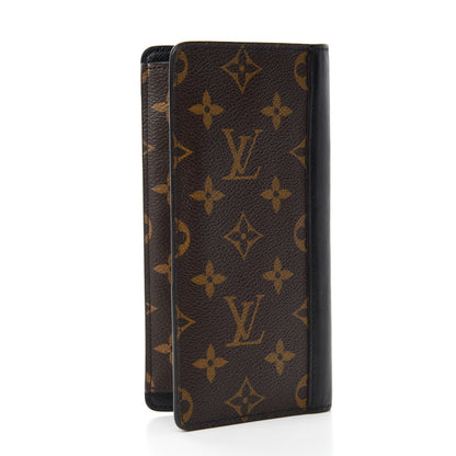 Louis Vuitton Monogram Macassar Brazza Wallet 3 of 7